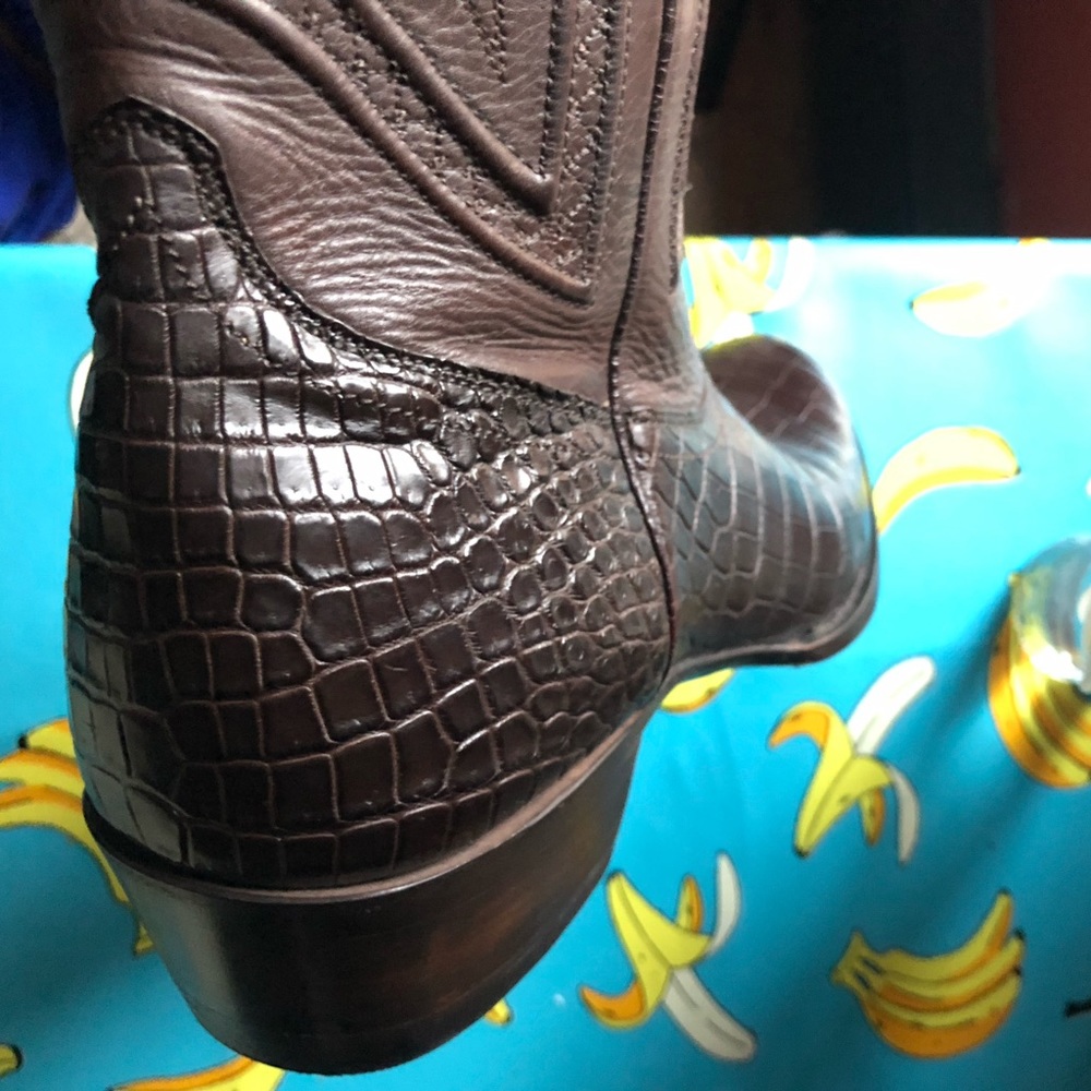 Brand new Genuine crocodile skin FRYE boots